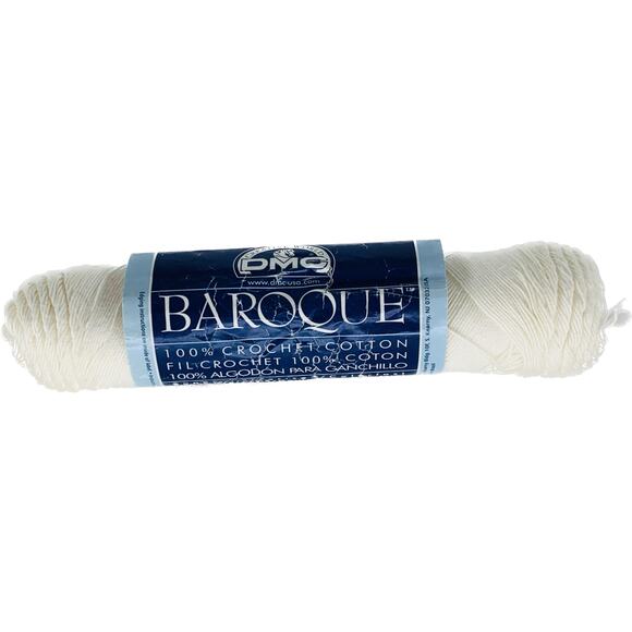 DMC Baroque Crochet Thread White 100% Cotton Super Mercerized Colorfast 165527 - Picture 1 of 9
